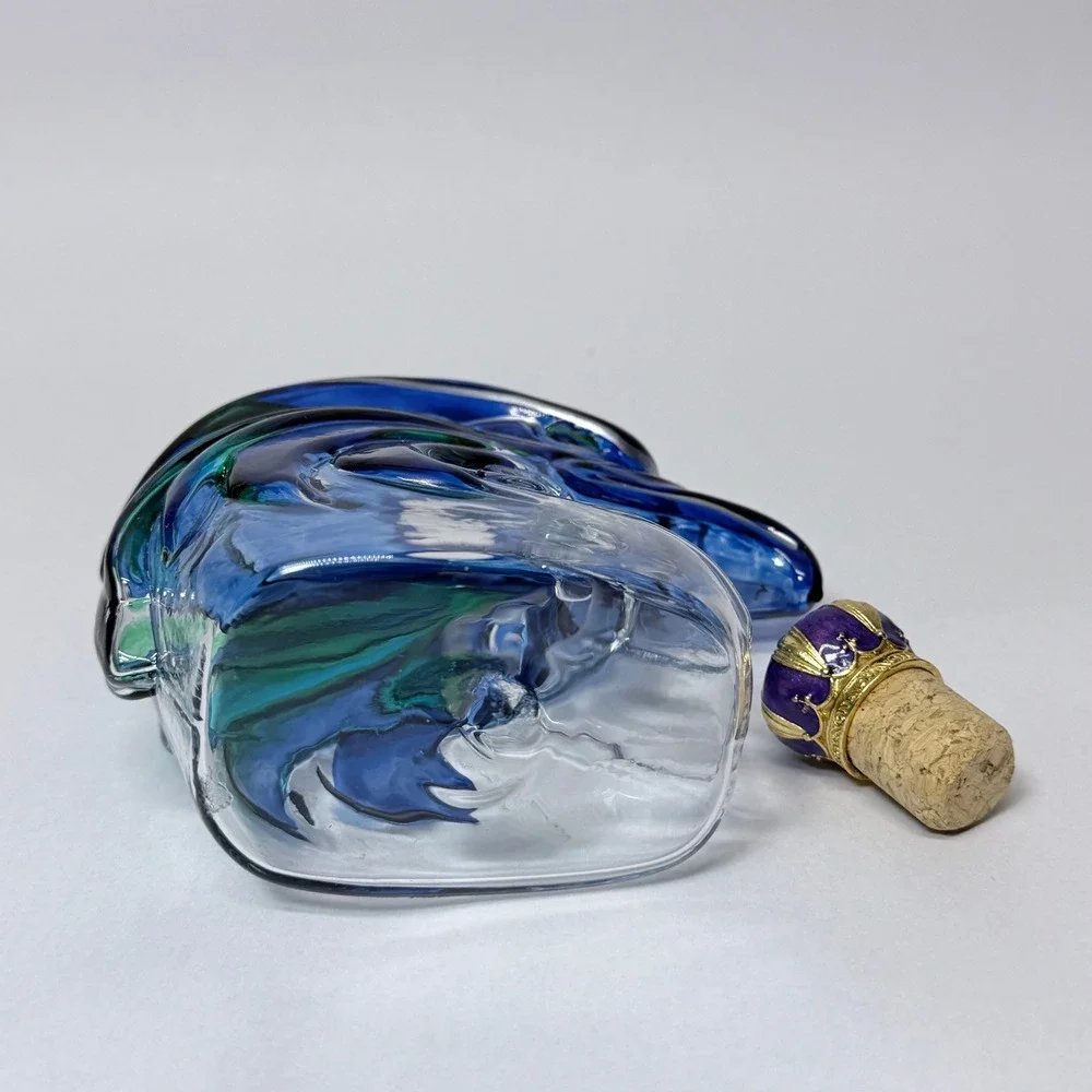 Eagle Whiskey Decanter - 3D Hawk Head Glass Bottle for Bourbon, Wine Bar Display